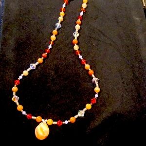 18inch carnelian pendant necklace